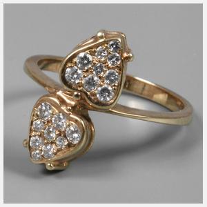 Damenring mit Brillanten