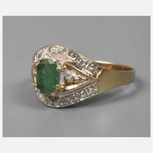 Damenring mit Smaragd
