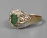Damenring mit Smaragd