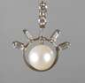 Anhänger mit Diamanten und Perle