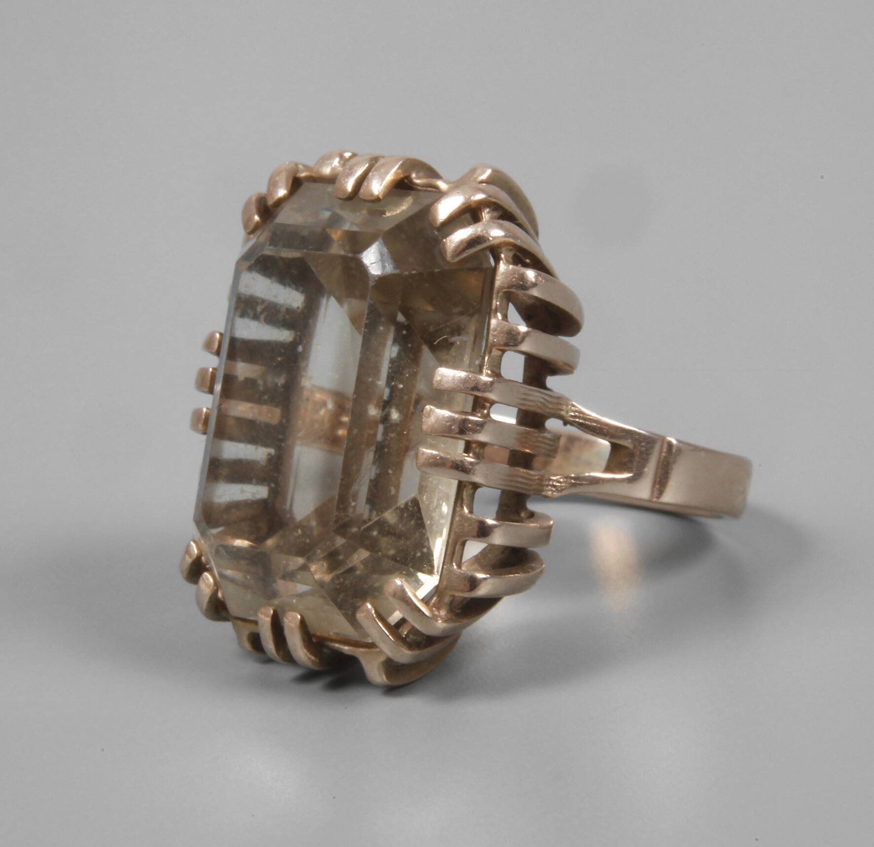 Damenring mit Rauchquarz
