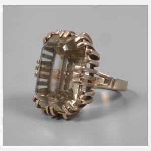 Damenring mit Rauchquarz