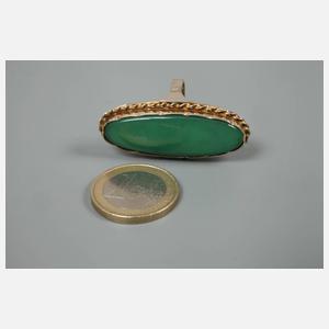 Damenring mit Chrysopras