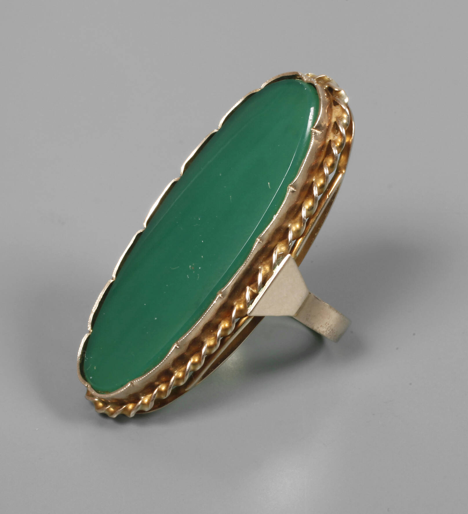 Damenring mit Chrysopras