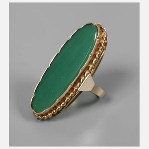 Damenring mit Chrysopras