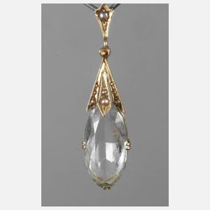 Anhänger mit Aquamarin