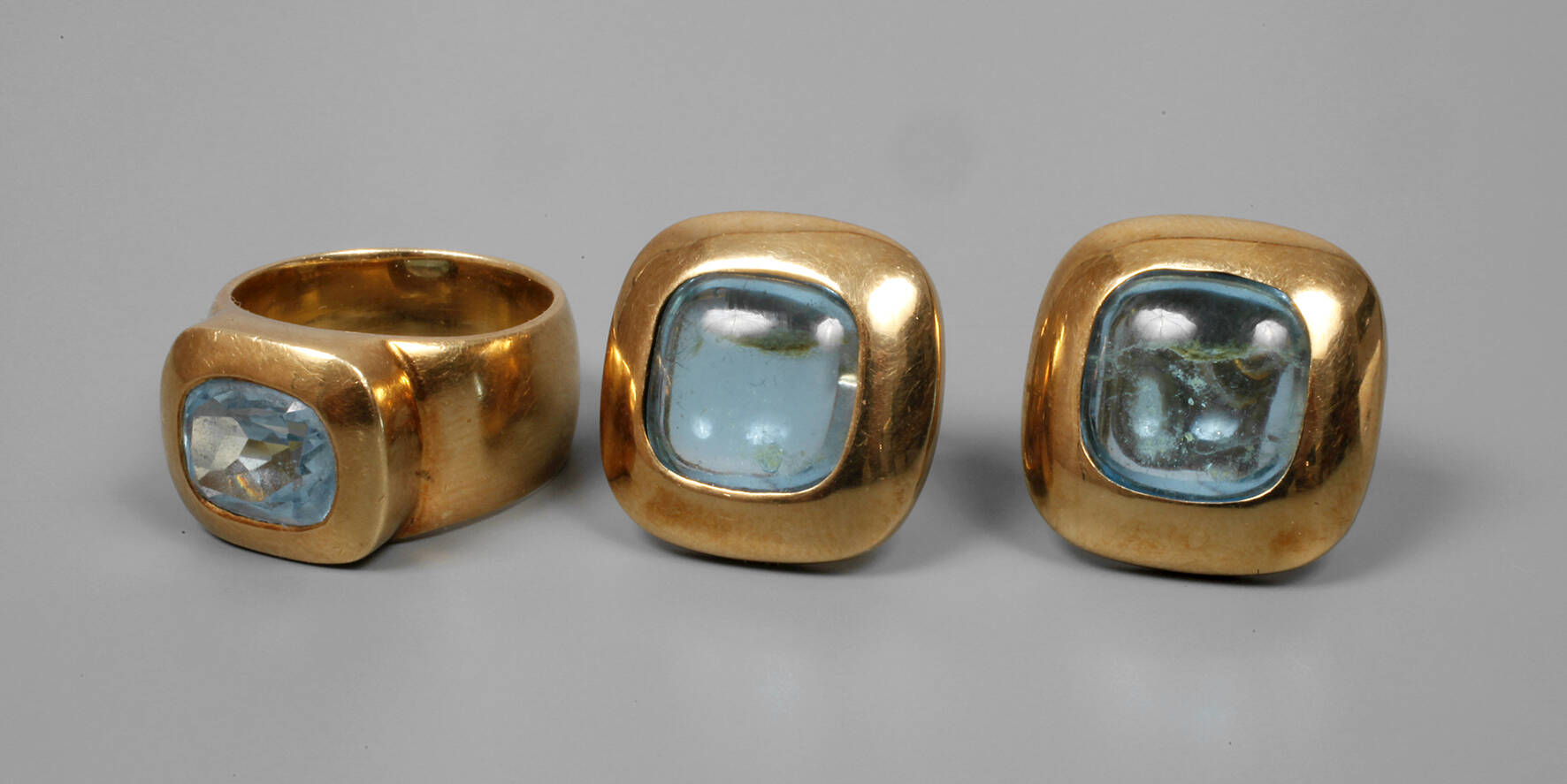 Schmuckset mit Blautopas