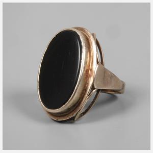 Damenring mit Onyx