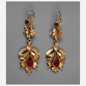 Paar Ohrhänger Biedermeier