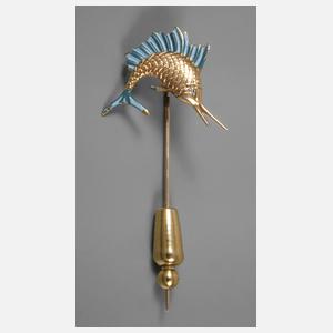 Reversnadel als Schwertfisch