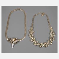 Coro, zwei Colliers mit Besatz111