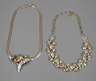 Coro, zwei Colliers mit Besatz