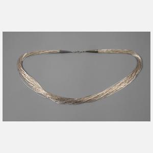 Mehrreihige Silberkette