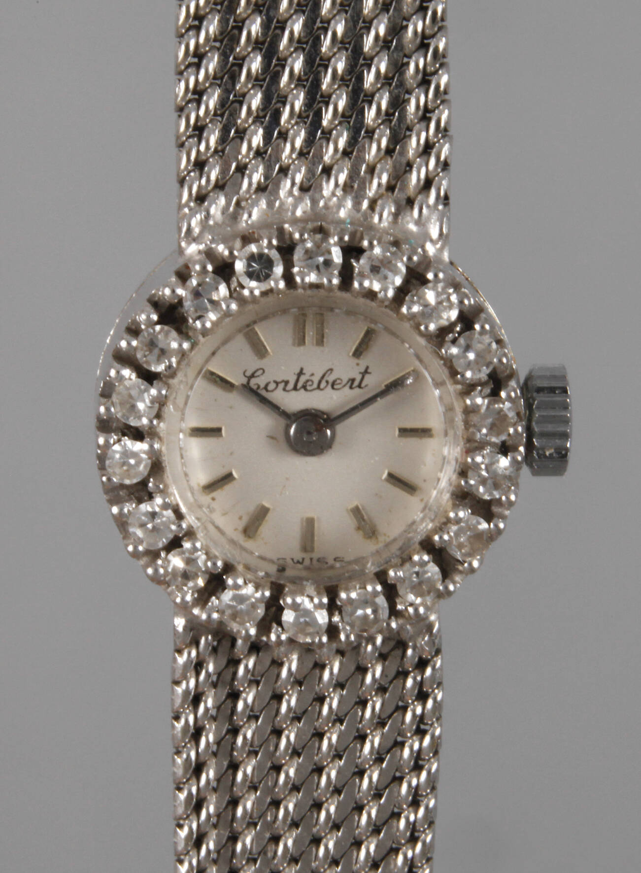 Cortébert, Damenarmbanduhr mit Diamanten