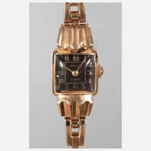 Gruen, Damenarmbanduhr Gold