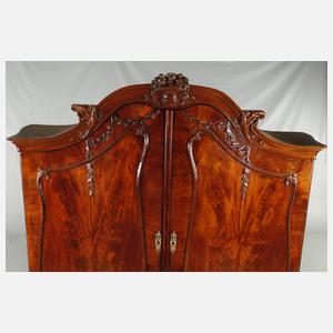 Großer Aufsatzschrank Louis Seize