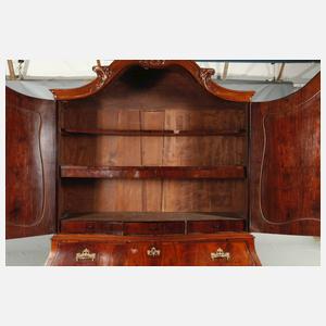 Großer Aufsatzschrank Louis Seize