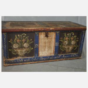 Bäuerliche Hochzeitstruhe