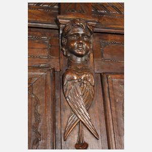 Außergewöhnlicher, klassizistischer Dielenschrank