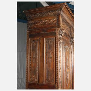 Außergewöhnlicher, klassizistischer Dielenschrank