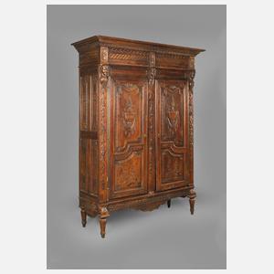 Außergewöhnlicher, klassizistischer Dielenschrank