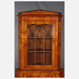 Eckvitrine Biedermeier