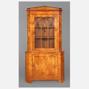 Eckvitrine Biedermeier