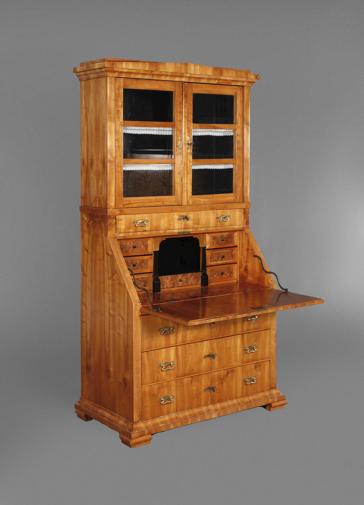 Aufsatzvitrine Biedermeier