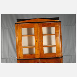 Eckvitrine Biedermeier