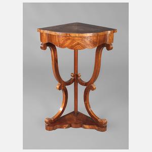Hohe Eckkonsole Biedermeier