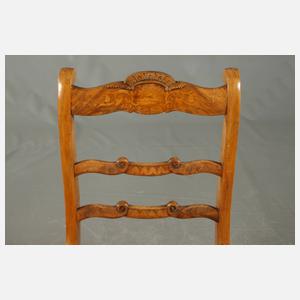 Vier Stühle Spätbiedermeier
