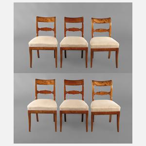 Sechs Stühle Biedermeier