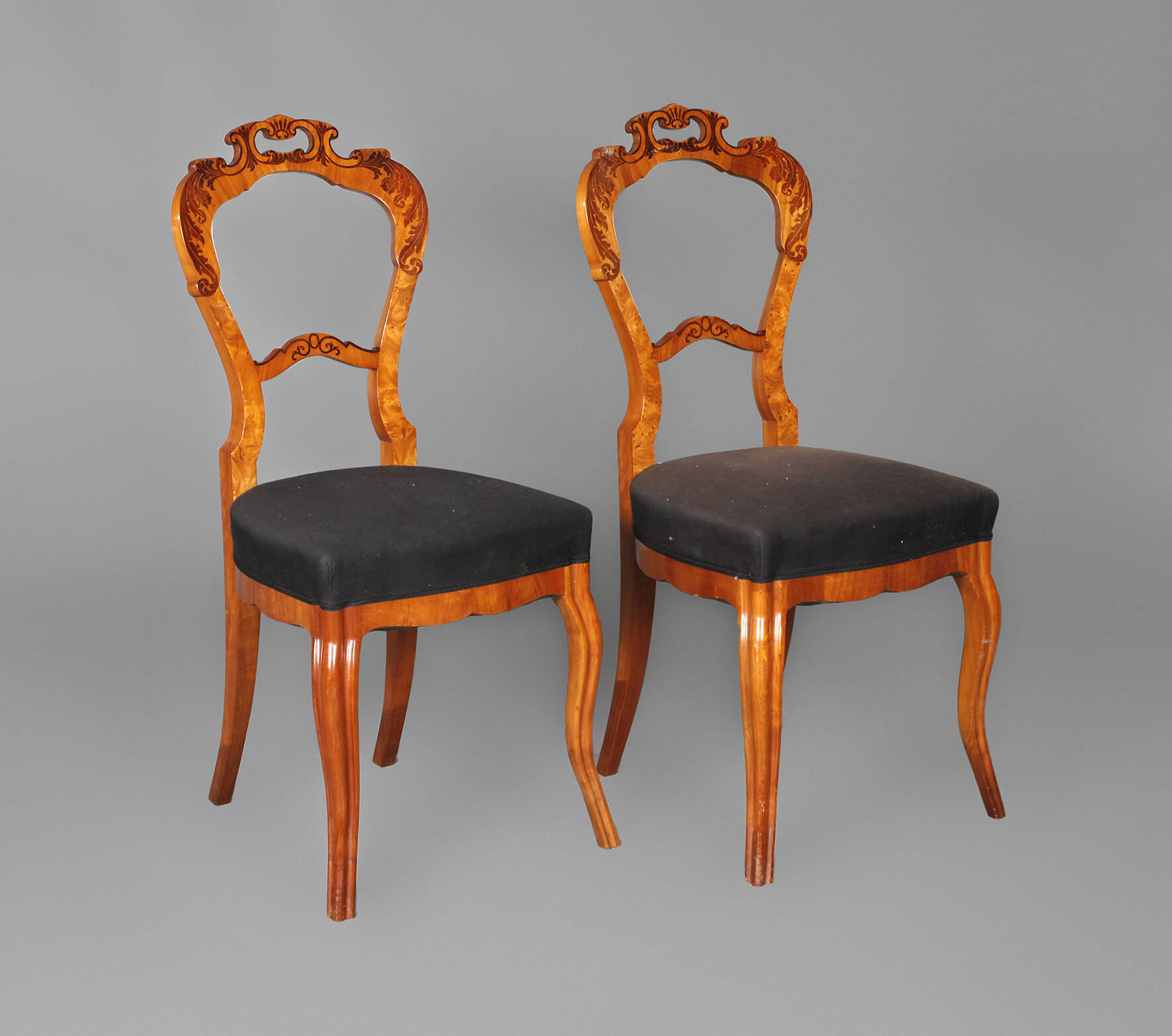 Paar Stühle Spätbiedermeier