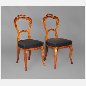 Paar Stühle Spätbiedermeier