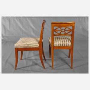Paar Stühle Biedermeier