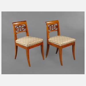 Paar Stühle Biedermeier