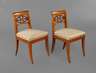 Paar Stühle Biedermeier