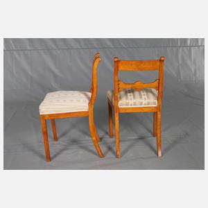 Paar Stühle Biedermeier