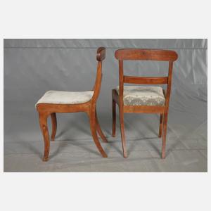 Paar Biedermeierstühle