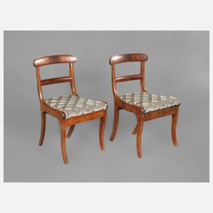 Paar Biedermeierstühle