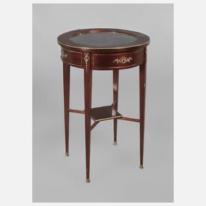 Klassizistischer Vitrinentisch