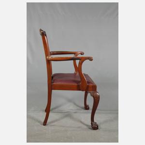 Sitzgruppe im Chippendale-Stil