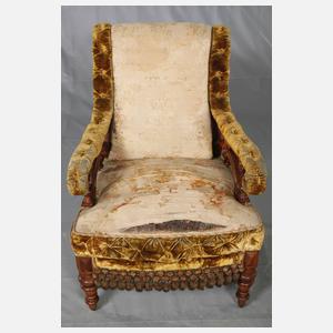 Sessel und zwei Stühle Gründerzeit