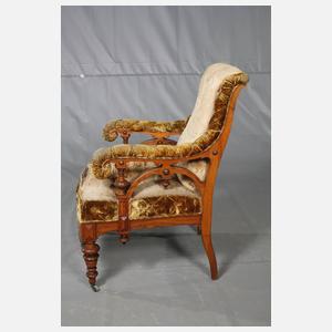 Sessel und zwei Stühle Gründerzeit