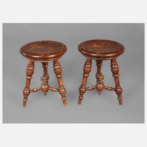 Zwei Hocker Gründerzeit