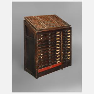Setzkastenschrank