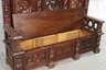 Neogotische Truhenbank