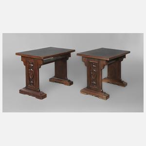 Zwei Tische neogotisch