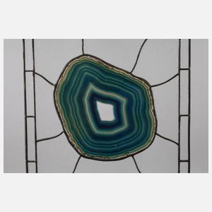 Paar Bleiglasfenster