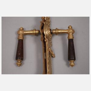 Fünf Türbeschläge Historismus